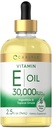 Carlyle Witamina E Oil 124; 30,000 IU 124; 2,5 fl oz 124; Ingestible & Topical Grade Agriculture 124; Nawilżanie skóry 124; Wegetarianin, Non-GMO, Gluten