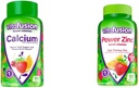 Witafuzja Wapnia Gummy Witaminy dla wsparcia kości, 100 Count & Power Cynk Gummy Witaminy dla wsparcia immunologicznego, 90 Count