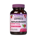 Bluebonnet Nutrition EarthSweet Methylcobalamin 5000 µg Aktywna postać koenzymu witaminy B12 Wspiera zwiększenie i metabolizm energii - Wegan, Gluten- Free - Malina Flavor - 60 Tabletki do żucia