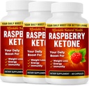 Kapsułki z ketonu malinowego, All- Natural Formuła, Może wspierać aktywny zdrowy styl życia, 1000 mg suplement, 180 Kapsułki, 6 Miesiąc dostaw, Wegan, Nie GMO