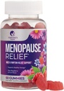 Suplement do menopauzy dla kobiet - Kompletna wieloskładnikowa menopauza relief gumy do łagodnych gorących błysków i nocnych potów, Natural Balance & Energy Support, Menopauzalne witaminy, Non-GMO - 60 Gummies