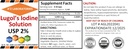 A2Z Organic Lugol 's jod i jodek potasu 2% Solution 3000 mcg - Płynny suplement krople do wsparcia tarczycy dla kobiet i mężczyzn, Zdrowie metabolizmu, Detox Boost -16 Fl Oz / USA / Statki Dzisiaj! (2 PK)