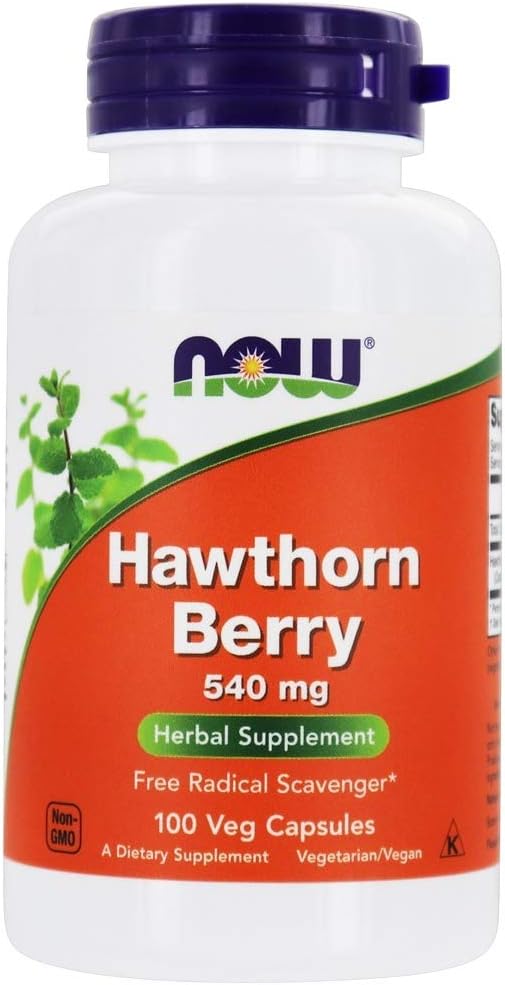Teraz Hawthorn Berry 540mg, 100 kapsułek Veg (opakowanie po 4)