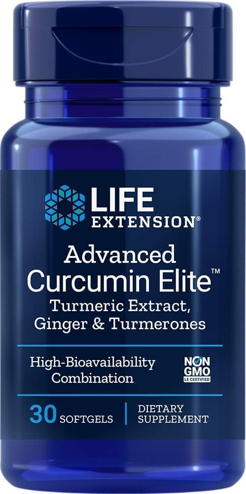 Life Extension Zaawansowana biokurkumina z Ginger & Turmerones, 30 Softgels