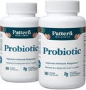 Wzór Wellness Suplement Probiotyczny - 51 Miliard CFU - Wsparcie Bilans Digestive & Gut Wellness - Mindfully Sourced, Non-GMO - 60 Kapsułki wegetariańskie