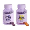 Lemme Sleep & Purr Bundle - Sleep Gummies, a Drug-Free Night Aid & Purr Vaginal Probiotic Gummies dla kobiet - Gluten Free, Żelatyna Free, Non-GMO - 60 Count Each