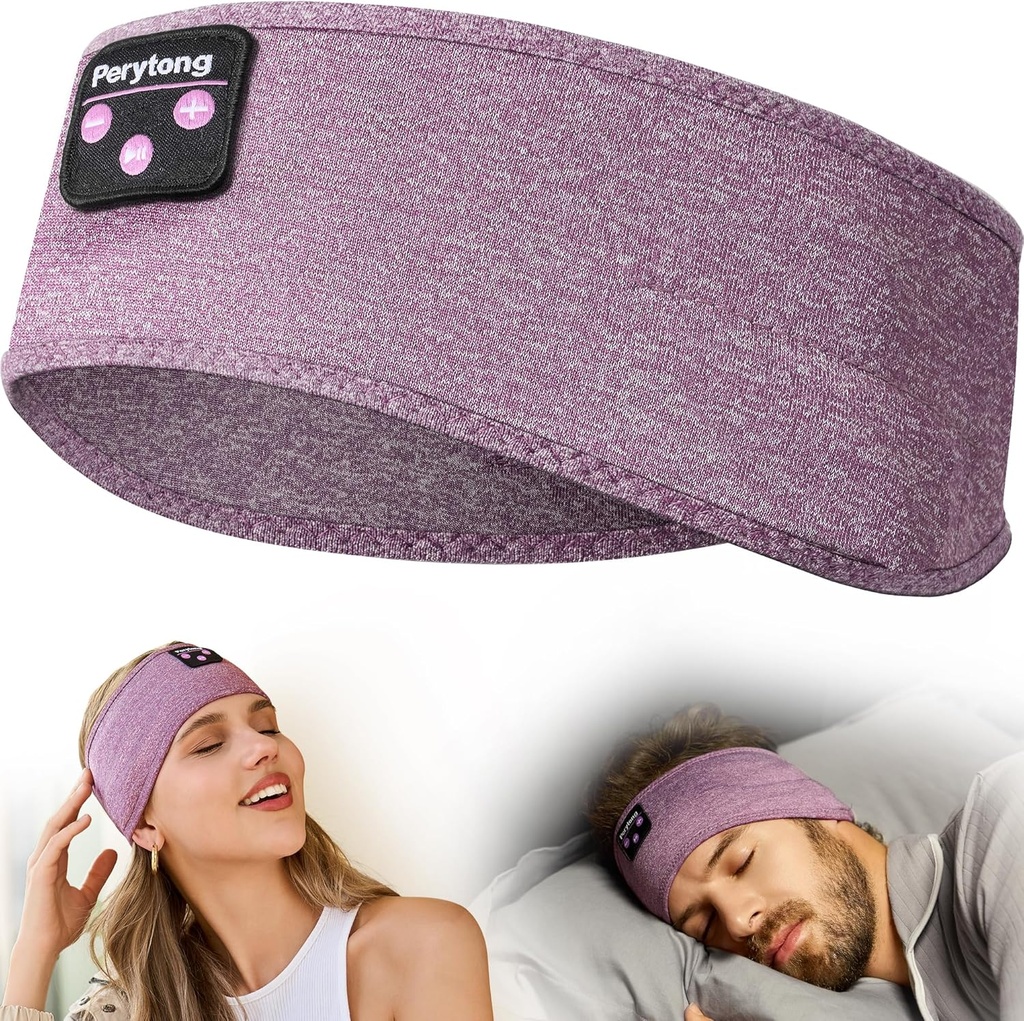 Perytong Bluetooth Headband z bezprzewodowymi słuchawkami do usypiania, Trening, Bieganie, Bezsenność, Podróże, Joga