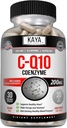 Kaya Naturals - CoQ10 Power Antioksydant Supplement - Aid in Heart Health and Immune Function - Restores Daily Cellular and Energy Production - 30 Veggie Capsules Co- Q10