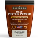PaleoPro Powder Grass- Fed, Pastured, Cage- Free Protein Budapest 124; Gluten & Dairy Free. No Sugar, Soy, Ziarno lub Węglowodory Net 124; Paleo & Keto Friendly - 15 Sług (16 oz, Plain)