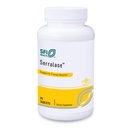 Klaire Labs SFI Health Serralase - Vegetarian Proteolitic Enzym Mieszanka z Serratia Peptydase & Bromelain na trawienie, Zabarwione z Papaya & Ananas, Hipoalergiczne (90 Enteric Coated Tablets)