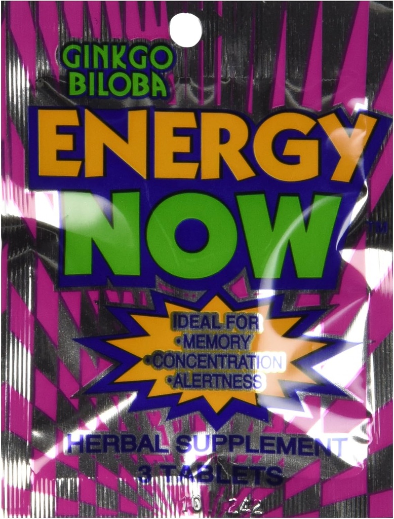Ginko BILOBA Energy Pills 24 opakowania 3 Stoły każdy