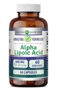 Amazing Formulas Alpha Lipoic Acid Acidum 124; 600 Mg Per Serving Supplement Acidum 124; Capsules Acidum 124; Non- GMO Acidum 124; Gluten Free Acidum 124; Made in USA (1 Pack Acid 124; 60 Count)