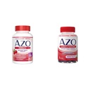 AZO Żurawinowe Urynary Tract Suplement zdrowia Softgels & Gummies, 1 Softgel / Gummy = 1 Sok z żurawiny szklanej, Bez cukru, Non-GMO, 100 Softgels & 72 Gummies