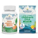 Nordic Naturals Starter Pack - DHA żelki żelowe dla dzieci Witamina C Gummies