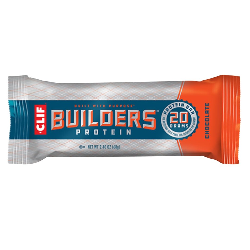 Czekolada w barze Clif Bar Builder - 2.4 oz (12) (1 przypadek)
