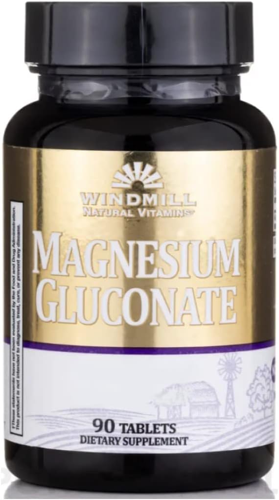 Glukonian magnezu 90 Tabs - Z Windmill (2Pk)