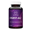 MRM Nutrition Digest- 244; Enzymy trawienne 124; Lepsze trawienie i wchłanianie 124; Lakaza + Amylaza + Lipaza 124; Może pomóc w wzdęciu i gazowym 124; 100% Wegetarianin 124; Gluten- Free 124; 15 podań