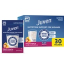 Juven Teratio Nutrition Drink Powder Włączając peptydy kolagenowe, aminokwasy i HMB do wspomagania gojenia rany, Funt Punch, 30 Pakiety
