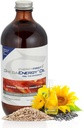EnergyFirst Omega Energy Oil - Omega 3 & 6 Suplement z nasion lnianych, słonecznika, oleju sezamu i dyni, wegańskiego przeciwutleniacza i 12oz