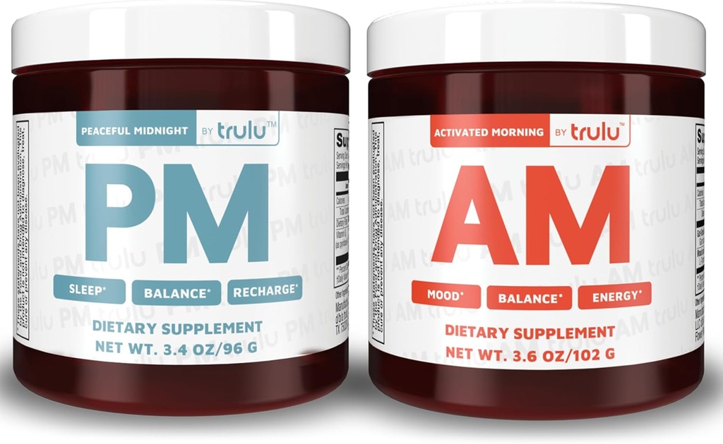 APM Nutrition: Aktywowany Morning (AM) + Spokojny Północ (PM) Paliwo Twój dzień z energią utrzymującą i cieszyć się Resteful Nights - Kompleksowy program na rzecz energii, nastrojów, wsparcia snu i Gut Health