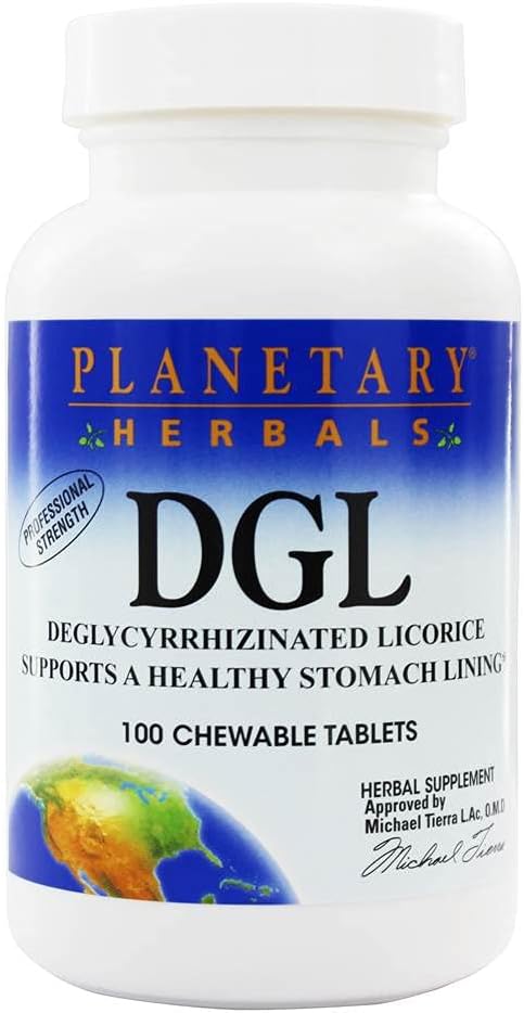 Planetarne zioła DGL Licorice, 100 tabletek