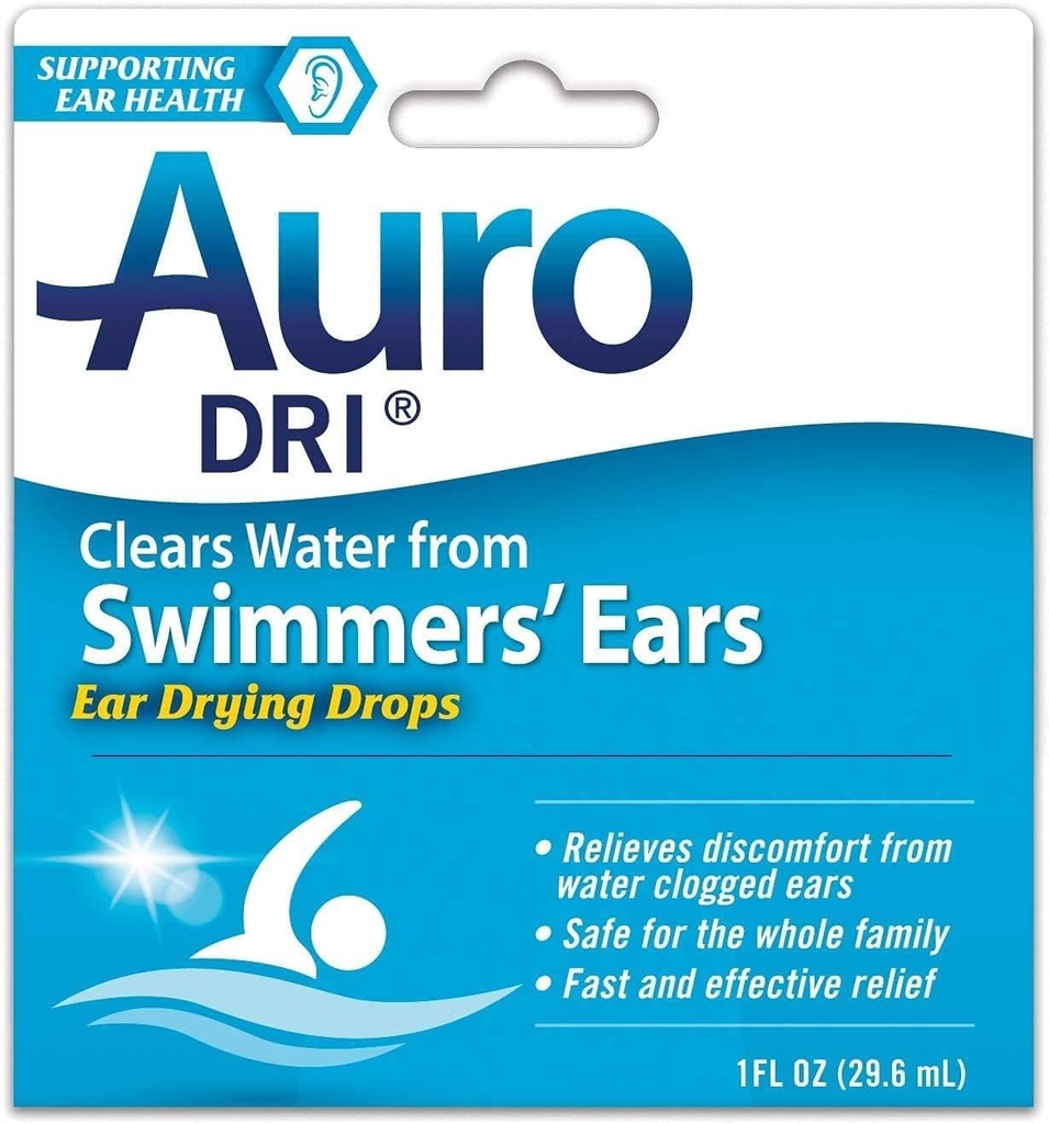Auro- Dri Ear Water- Suszenie Pomoc 1 oz (Opakowanie 5)