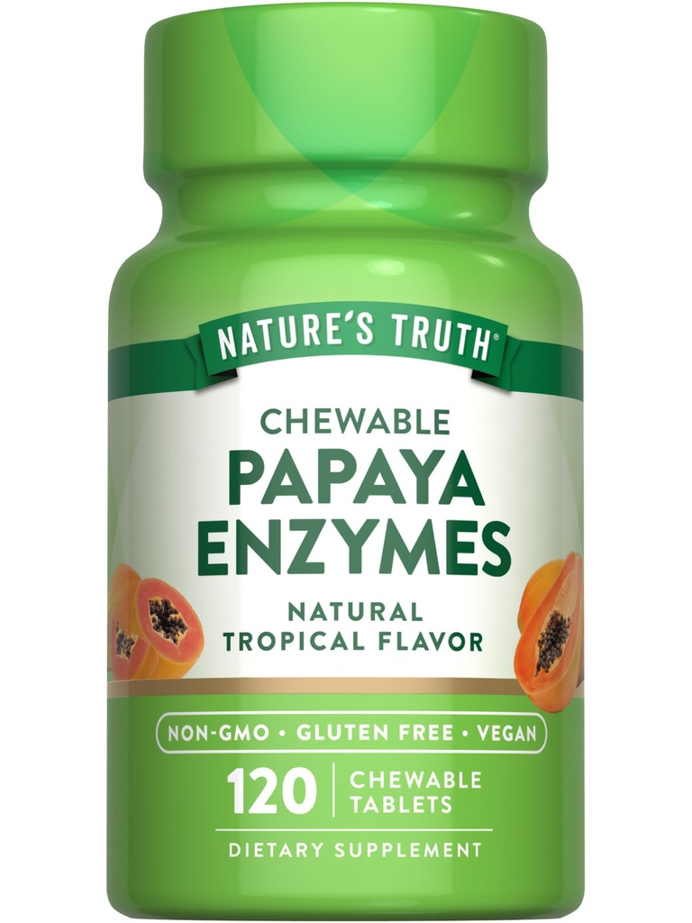 Nature 's Truth Papaya Enzyme Chewable Tablets