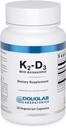 Douglas Laboratories K2- D3 z astaksantyną - przeciwutleniacze na kości, funkcje immunologiczne i zdrowie naczyniowe * - Z menachinonem - 7 & D Witamina - 30 Kapsułki wegetariańskie