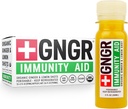 + GNGR Immunitety Aid Organic Ginger, Lemon & Honey Shot - Cold Pressed Ginger Shots with Echinacea, Sok z cytryny, Miód, Cynk i Witamina D3, Immune & Digestive Support 2 fl oz (Opakowanie po 12)