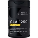 Sport Research CLA - 1250mg z aktywnym kwasem linooleinowym dla mężczyzn i kobiet 124; Non-GMO, Soy & Gluten Free - 95% (90 Softgels)