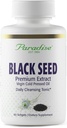 Paradise Black Seed Oil, bogaty w przeciwutleniacze, immunologiczne wsparcie, Super Potent, Ultra Pure, Wegan, Nie GMO, Gluten Free, 60 Softgels