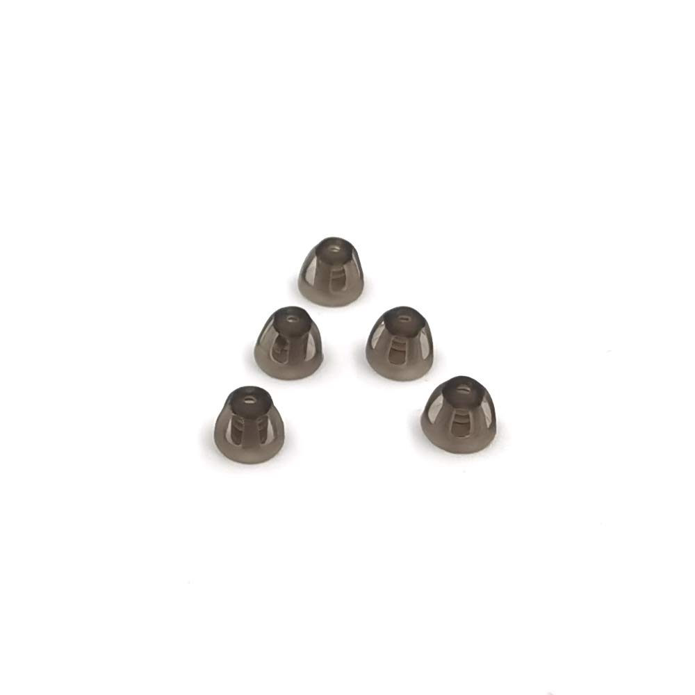 Słuchanie Domes Smoky Gray Porady Kawałki uszne Komfortowe dla wzmacniacza dźwięku Open Fit BTE PSAP Kit Invisible, z wyjątkiem RIC 5mm (S * 5)