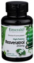 Emerald Labs Resveratrol - Suplement dietetyczny z Resveratrol do Cellular and Cardiovical Support - 30 Kapsułki roślinne