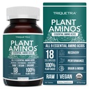Plant Aminos Organic Esential Amino Acid Supplement (EAA) & BCAA - 100% Plant- based Raw, Vegan - All 9 Esential Amino Acids with 18 Total Amino Acids (360 Tablets)