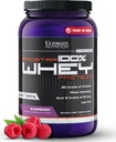 Ultimate Nutrition Prostar Protein Powder Isolate, Malina - Niskie węglowodany, Wysokie Białko Powder Shake for Muscle Gain & Recovery - Niski Sodu, Niski Tłuszcz & Keto Friendly - 2 lbs Tub