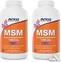 Teraz MSM 1000mg, 400 Kapsułki Veg (Opakowanie 2) Metyl- Sulfonylo- Metan, Made in USA, Suplement siarki, Nie-GMO, Wegański / Wegetariański Przyjazny