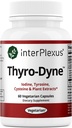 InterPlexus Thyro- Dyne - ekstrakty jodu, tyrozyny i roślin do wsparcia tyroi- Gluten Free, Dairy Free, Soy Free - 60 Kapsułek (30 Sług)