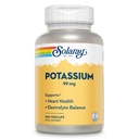 Solaray Potasu 99 mg - Electrolyte Balance Formula - Suplement potasu dla elektrolitów, Wegalites i Heart Health Support - 60- Day Money Back Guarantee, Laboratorium zweryfikowane, 200 Słupki, 200 VegaCaps