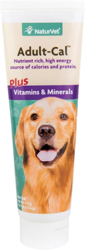 NaturVet Adult- Cal Żywienie żel Plus witaminy i minerały dla psów, 5 oz żel, Made in USA