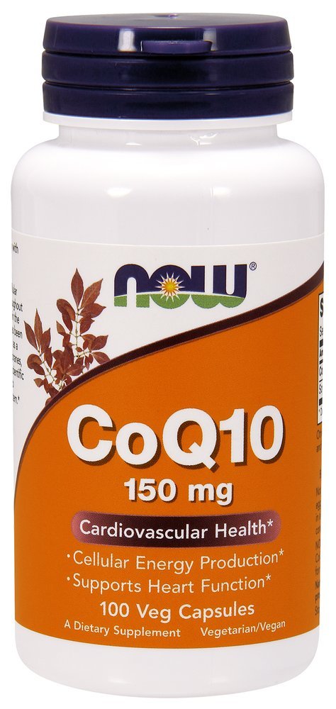 Teraz suplementy, CoQ10 150 mg, stopień farmaceutyczny, All- Trans Form wytwarzany przez fermentację, 100 kapsułki Veg