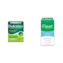 Dulcolax Overnight Relief Laxative 50 Hrabia & Flota Saline Enema Dorosłe zaparcia Relief 4 Butelki