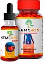 Hemokin kapsułki i SPF Hemokin krople z Sangre de Drago 124; hemoroidy, Fisure & Rana ulgi 124; Redukuje swędzenie, opuchlizna, ból 124; Digestive Health & Healing Support 124; 60 Caps + 2 Oz