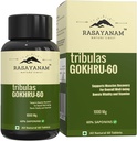 Tribulas Gokhru- 60 Tabletki Gokshura 1000mg 124; Ultra High Stężenie 60% Saponiny 124; Poprawia Vigour 124; Tribulus Terrestris 124; dla obu mężczyzn i kobiet (60 tabletek) (1)