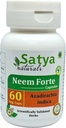 Neem Forte Kapsułki 500 mg. 60 Veg. Kapsułki 124; Neem (Azadirachta Indica) Wyciąg Kapsułki dla mężczyzn i kobiet 124; Ayurvedic Herbal Supplement / leki (1 Butelka 60 Kapsułek)