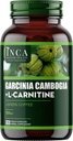 INCA MASTER TEA - 1600mg Garcinia Cambogia & L- Carnitine Complex - Belly Fat Burner for Women & Men - 120 High Potency Diet Pills - Szybkie aktorskie najlepsze uzupełnienie głodu dla Twojej sprawności