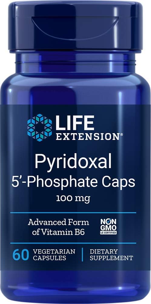 Life Extension Pyridoxal 5- Fosfat 100 Mg Kapsułki wegetariańskie, 60- Count (120)