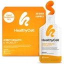 Healthycell Joint Health & Mobility Daily Liquid Supplement - Joint Supplement Support, Response zapalenie, Chitlage & Flexibility with Curcumin, Glukozamina & Chondroitin - 30 Gel Packs