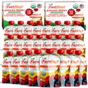 Fruit Smoothie Pouches Banana Berry- 2 Packs, 24 Pcs Smoothie Meal Replacement- USDA Organic Healthy Snacks For Adults, Squeeze Pouches For Drinks For Adults, Soft Foods, Gluten Free Dairy Free Snacks