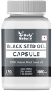 Black Seed Oil Softgel kapsułki - 500mg (120 Softgel) Premium Jakość na zimno Pressed Nigella Sativa Nasiona oleju I 2 Miesiące Suplement I Bogaty Thymochinon, Witamina E & Omega 3 6 9