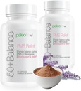 50 + Balance Premium Supplement, ulga PMS. Równowaga kobiet podczas PMS lub menopauzy. Mood Support & Relief. 60 Kapsułki (2- Pack)